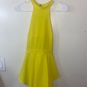 Yellow romper